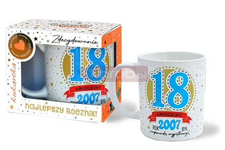 Kubek Premium Urodziny 18
