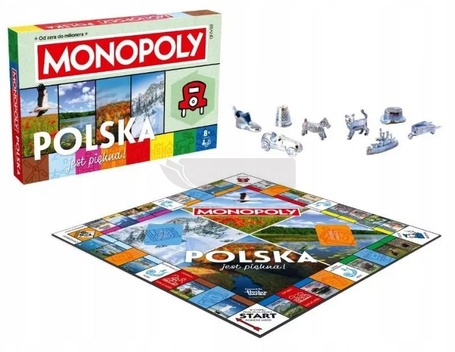 GRA PLANSZOWA MONOPOLY POLSKA JEST PIĘKNA najnowsze wydanie 9886