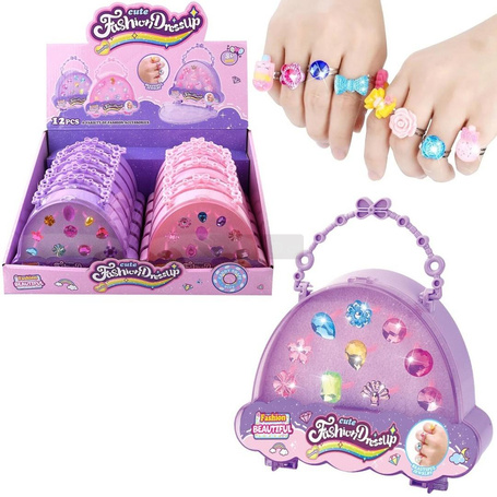 Zestaw piękności pierścionki 10szt MIX