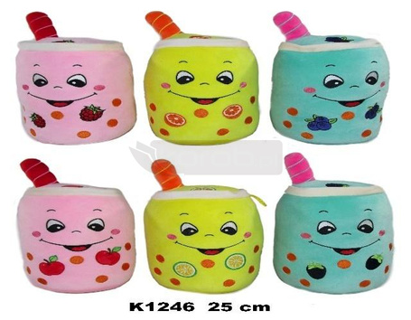 Kubek pluszowy 25cm MIX
