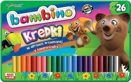 Kredki w oprawie drewnianej 26 kolorów BAMBINO