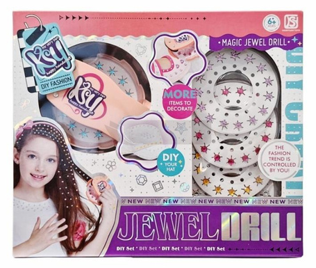 Zestaw kreatywny z maszynką do ozdabiania włosów