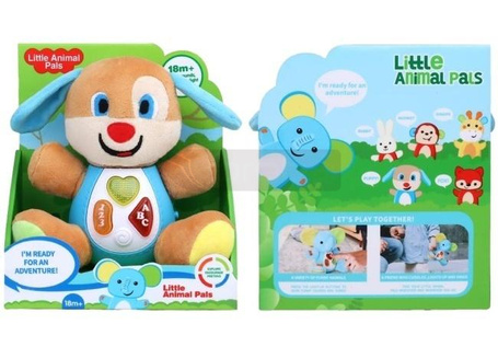 Piesek pluszowe ze światłem i muzyką