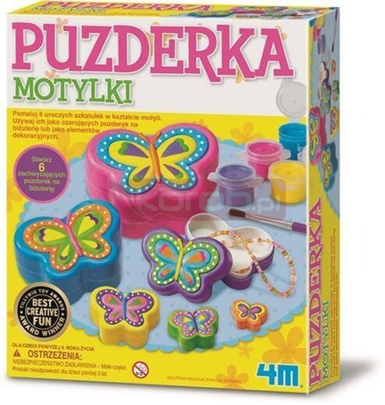 Zestaw kreatywny Puzderka motylki 