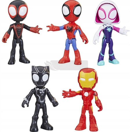 HASBRO SPIDER-MAN SPIDEY I SUPER-KUMPLE zestaw 5 figurek 10cm F8401