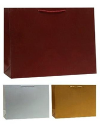 Torebka ozdobna 51x39x19cm szerokie dno mix