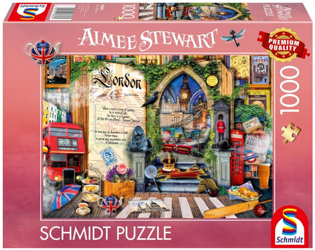 Puzzle PQ 1000 Wspomnienia z Londynu / Anglia