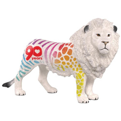 Lew z tęczowym wzorem Edycja na 90-lecie