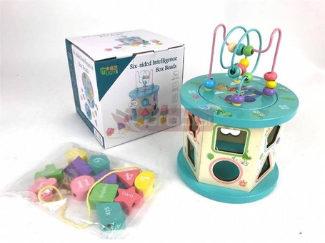 Sorter edukacyjny drewniany