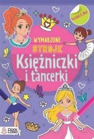 Księżniczki i tancerki. Kolorowanki z naklejkami