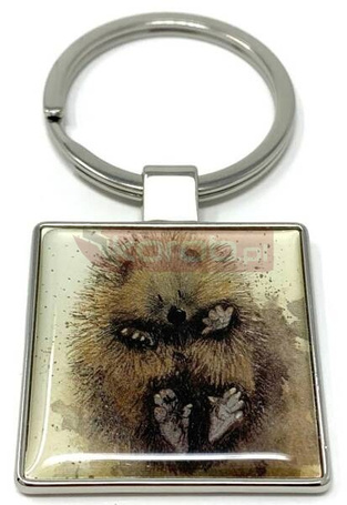 Brelok do kluczy K18 Jeżyk na plecach