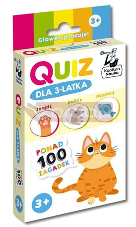 Kapitan Nauka. Quiz dla 3-latka