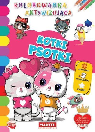 Kolorowanka aktywizująca.. Kotki psotki