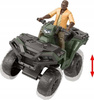 JURASSIC WORLD LEGACY COLLECTION DINOZAUR Velociraptor, Quad ATV, Barry HTP62