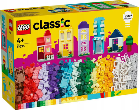 LEGO CLASSIC 11035 KREATYWNE DOMY zestaw 850 klocków dla dzieci +4 lata