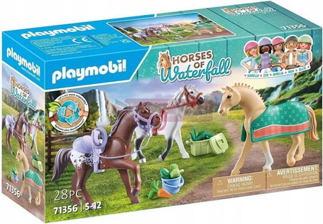 PLAYMOBIL 71356 TRZY KONIE: MORGAN QUARTER HORSE I ANGLOAR