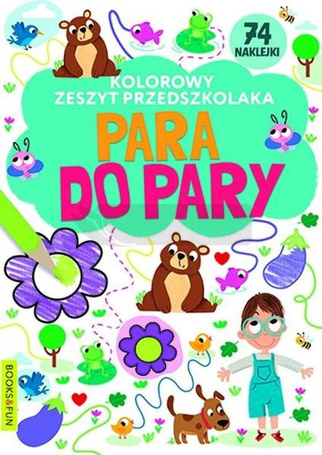 Kolorowy zeszyt przedszkolaka. Para do pary