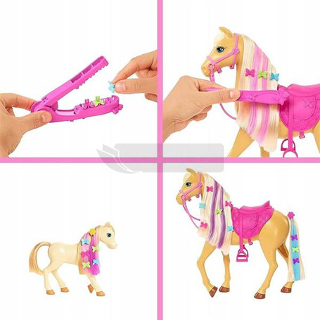 Lalka Barbie koniki stylizacja i opieka GXV77