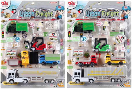 Zestaw pojazdów i znaków MIX