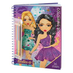 Kolorowanka Moda A4 30 arkuszy 5 kredek