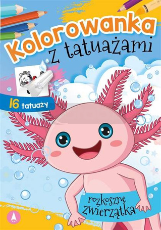 Kolorowanka z tatuażami. Rozkoszne zwierzaczki