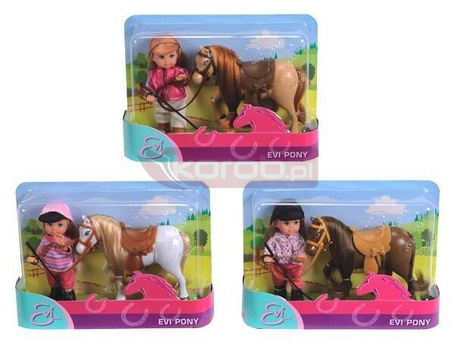Lalka EVI Pony z Koniem