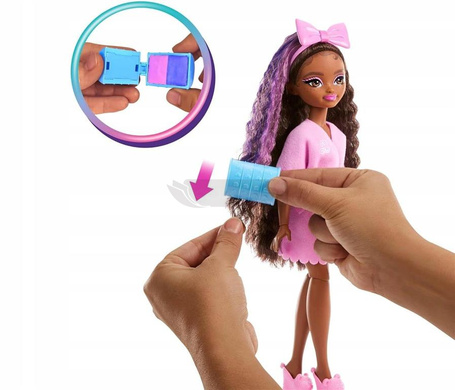 LALKA BARBIE DREAM BESTIES BROOKLYN Wyszykuj się ze mną, zestaw z ubrankami JGG39