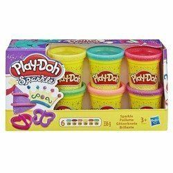 Play Doh A5417 6 tub błyszczące