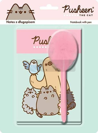 Zestaw długopis + notes Pusheen