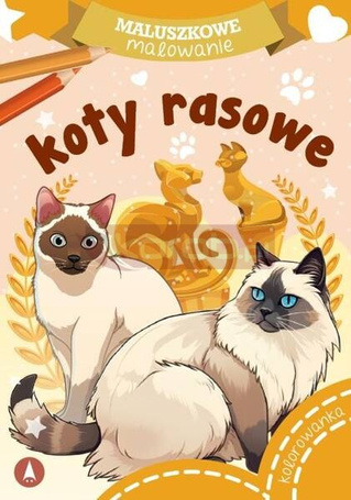 Maluszkowe malowanie. Koty rasowe