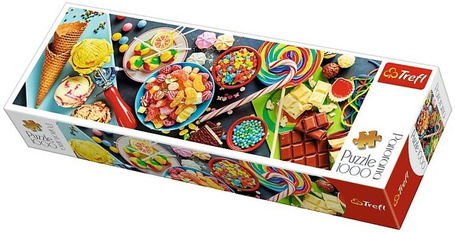 Puzzle 1000 elementów Panorama Słodkie przysmaki