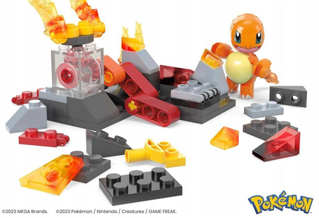 MEGA CONSTRUX POKEMON KLOCKI 81 el Ognisty atak Charmandera HTH86