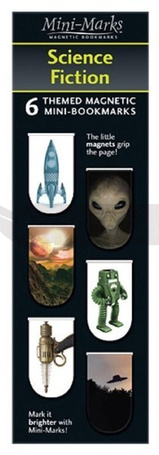 Zakładki magnetyczne Science Fiction 6 sztuk