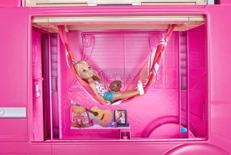 Lalka Barbie rozkładany kamper