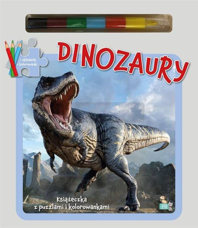 Książeczka z puzzlami Dinozaury