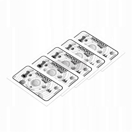 GRA PLANSZOWA MONOPOLY JUNIOR KOSMOS gra dla dzieci +5 lat