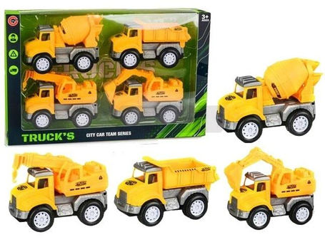 Zestaw aut budowlanych