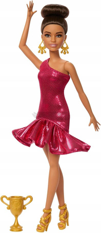 LALKA BARBIE TANCERKA lalka modowa w stroju i butach do tańca JFR09