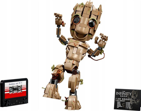 LEGO MARVEL SUPER HEROES 76217 JA JESTEM GROOT zestaw klocków +10 lat