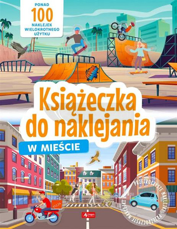 W mieście. Książeczka do naklejania