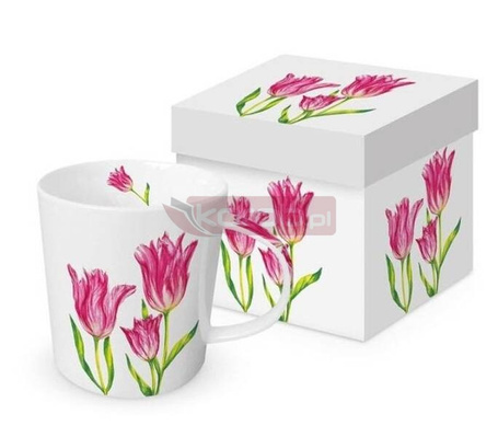 Kubek porcelanowy Tulipany 350ml