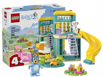 LEGO BLUEY 11201 BLUEY I ŁATKO NA PLACU ZABAW, zestaw dla dzieci +4 lata