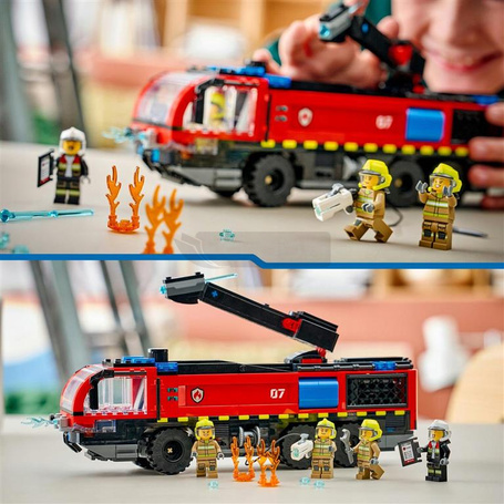 LEGO CITY 60499 Lotniskowy wóz strażacki, zestaw klocków dla dzieci +7 lat
