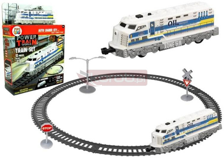 Kolejka elektryczna 135cm lokomotywa b/o