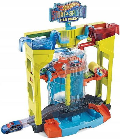 Hot Wheels Kaskaderska myjnia samochodowa GRW37