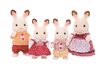 Sylvanian Families Rodzina królików z czekoladowymi uszkami