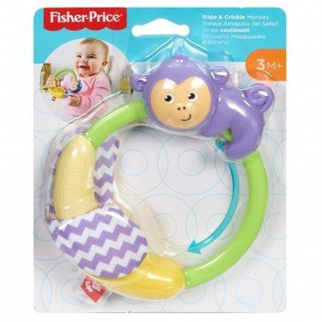Fisher Price Sensoryczne zwierzątko Małpka z bananem GGF06