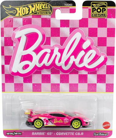 HOT WHEELS PREMIUM POP CULTURE Barbie 65th Anniversary Corvette C8.R HVJ51