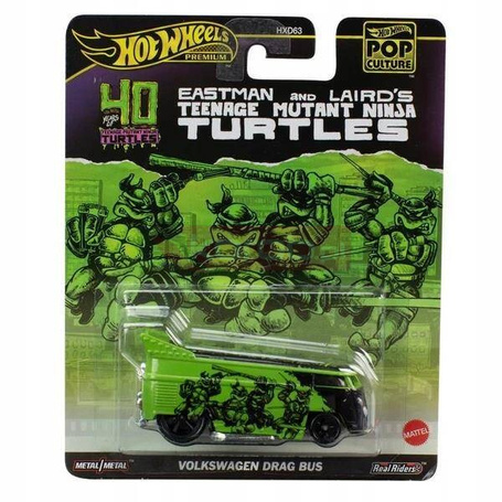 HOT WHEELS PREMIUM POP CULTURE TMNT Volkswagen Drag Bus HVJ46