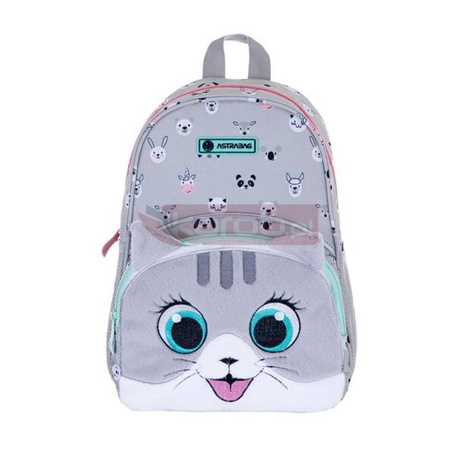 PLUSZOWY KOTEK PLECAK WYCIECZKOWY do przedszkola dla dziewczynki 6640